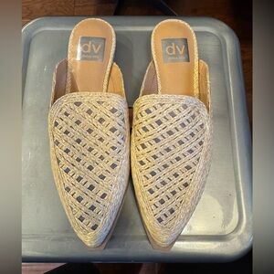 Dolce Vita Natural Woven Mules